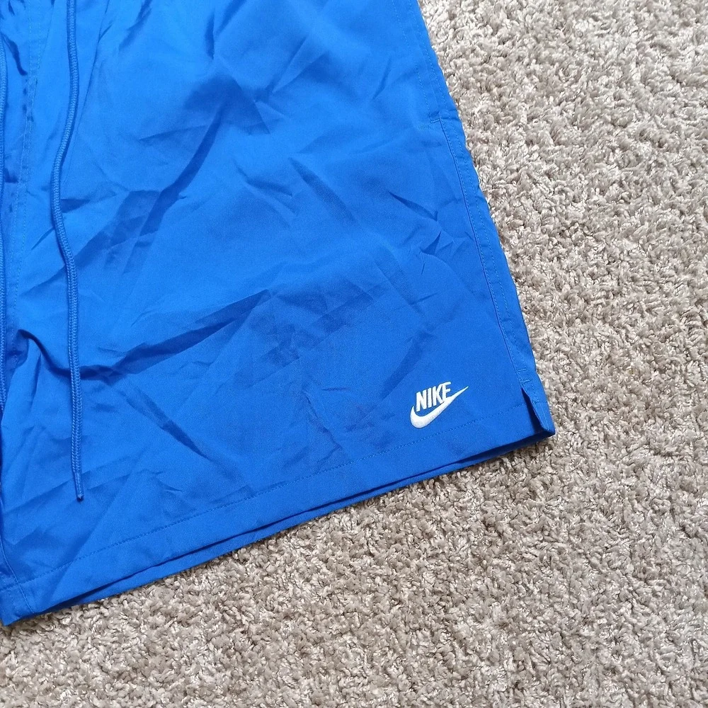 Nike Men's Blue Mesh Lined Swim Trunks Board Shorts Size Large L